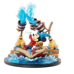 Image de Quantum Mechanix Disney Figurine Max Elite Mickey le sorcier Édition Limitée - 80e Anniversaire Fantasia