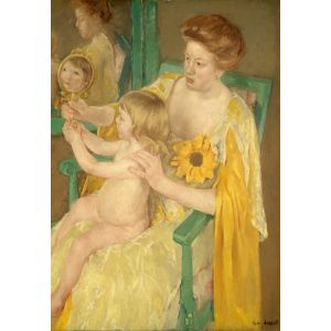 Image de Grafika Puzzle Mary Cassatt : Mère et Enfant, 1905 Kids