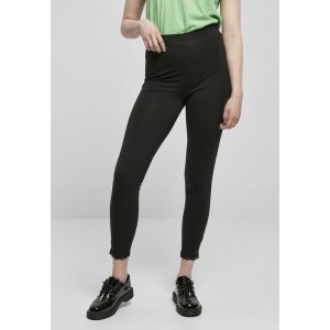 Urban classics Ladies Lace Hem Leggings, Noir, XS Femme