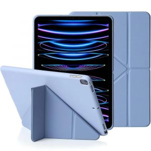 Coque pour iPad Pro 11 Pouces (2022/2021/2020/2018) Protection Anti-Rayures Multi-Angle R&eacute;veil/Sommeil Auto - Violet - BOOLING