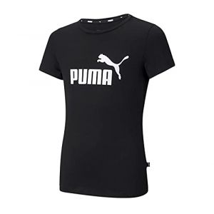 Image de Puma Ess Logo Tee G, pointure 6Y/116 cm - Noir - Taille 6Y/116 cm