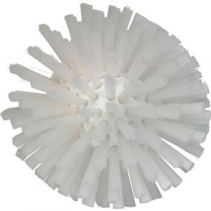 Vikan Tête de brosse pour boîtier de vis sans fin - Hygiène - Fibres moyennes - Ø135mm - 130mm - Blanc
