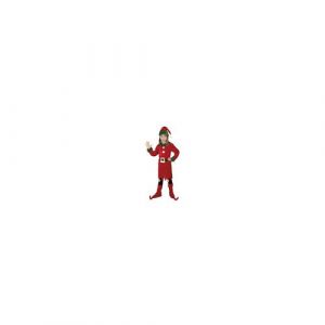 Ptit Clown D&eacute;guisement lutin l&eacute;gende conte de no&euml;l fille - 5/6 ans - rouge lown 66075 5/6 ANS