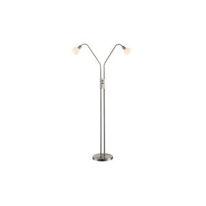 Image de Sampa Helios Nois - Lampadaire double liseuse LED