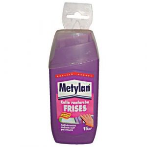 Metylan Colle renforcée frises - 250 g - Colle papier peint et revêtement mural