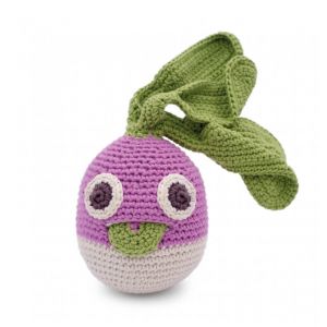 Image de Barney le Navet - hochet en coton bio - Myum