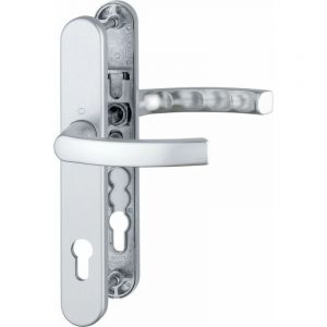 Hoppe Garniture de poignée de porte en tôle étroite pour portes profilées 'Liège' GRT/F1/8/PZ-92/67-72 - 3760911