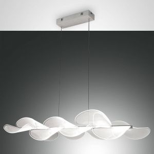 Image de Fabas Luce Lighting - Fabas Luce Sylvie Plafonnier Suspendu led Intégré Blanc Verre