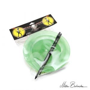 Assiette de jonglerie paillettée emballée sous blister Mister Babache