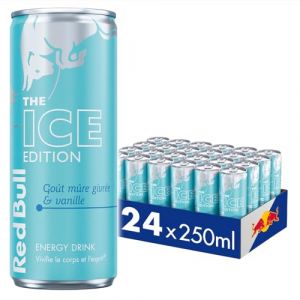 Red Bull Boisson Energisante, go&ucirc;t M&ucirc;re Givr&eacute;e-Vanille, lot de 24 x 250ml