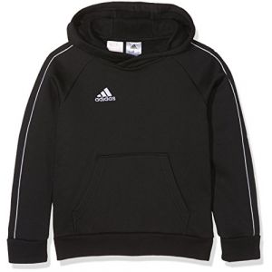 Image de Adidas Sweat à Capuche Core 18 - Noir/Blanc Enfant - Noir - Taille 164 cm