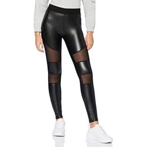 Urban classics Leggings En Similicuir Pour Femmes 4XL noir