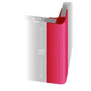 Nordlinger Pro Raccord d'angle droit de plinthe de cuisine Nordlinger 16/19 mm, gris x 4