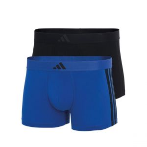 Eminence Lot de 2 boxers homme Active Flex Cotton 3tripes Adidasport bleu en coton