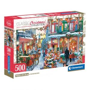 Clementoni Puzzle 500 pièces : Les joies de Noël