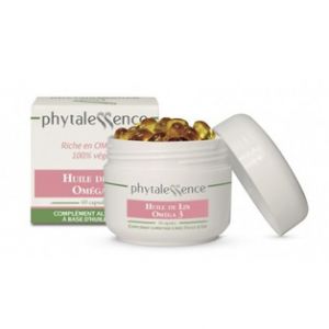 Phytalessence Cheveux et ongles huile de lin 60 capsules