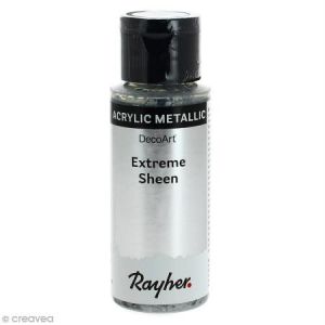 Rayher Peinture métallique - argent - 59ml