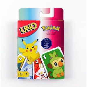 Mattel Jeux De Soci&eacute;t&eacute; - Uno Pokemon &Eacute;p&eacute;e & Bouclier - Licence Pok&eacute;mon - Age 14 Ans Et Plus