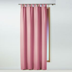 Homemaison Rideau &agrave; passants uni Drag&eacute;e 140 x 260 cm