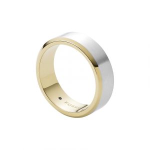 Fossil Bague pour hommes JF03726998 Acier inoxydable