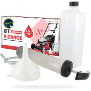 Kit de vidange pour moteurs de tondeuse &agrave; gazon