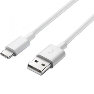 Phonillico Cable USB-C pour Xiaomi REDMI NOTE 9 - NOTE 9 PRO - NOTE 10 - NOTE 10 PRO - Cable chargeur Type USB-C Blanc 1 M&egrave;tre