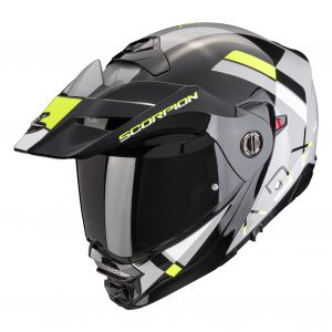 Scorpion Casque modulable ADX-2 Galane gris/noir/jaune fluo- L