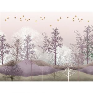 AG ART Poster Thème Fôret Magique -Magic Forest - 360 x 270 cm