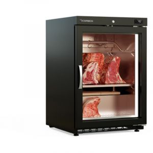 Armoire de Maturation Noire Vitr&eacute;e 1 Portillon Encastrable Coreco