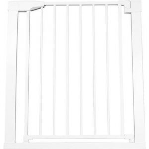 Barri&egrave;re de s&eacute;curit&eacute; escalier sans per&ccedil;age pour enfant, b&eacute;b&eacute;, chien Blanc - Blanc
