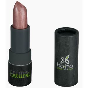 Image de Boho Green Make-up 202 Acajou - Rouge &agrave; l&egrave;vres nacr&eacute; couvrant