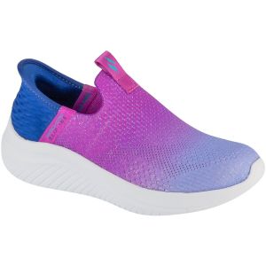 Skechers Ultra Flex 3.0 Colour Boost Basket, Navy, 22 EU