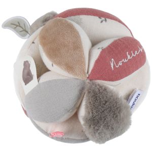 NOUKIE&rsquo;S &ndash; Balle de pr&eacute;hension Montessori &ndash; D&eacute;veloppement Moteur et sensoriel 12 Coussinets Doux &ndash; Motricit&eacute; Fine et Coordination &ndash; &Oslash; 15 cm &ndash; D&egrave;s la Naissance