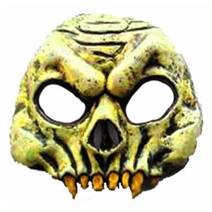 Ruedelafete Demi-masque Tête de mort vinyle