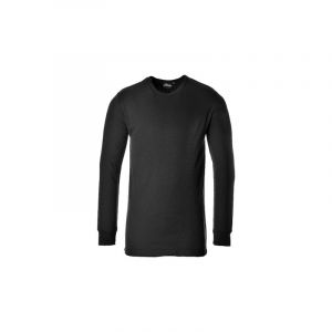 Portwest B123 T-Shirt Thermique L/SLV, 3 XL, noir