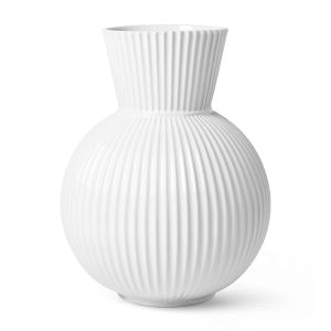 Image de Lyngby Porcel&aelig;n Vase Lyngby Tura 34 cm Blanc