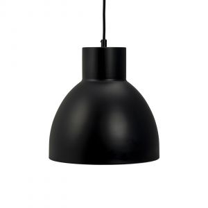 Image de Dyberglarsen Coast Dome Suspension Plafonnier Diamètre Noir Mat 25cm