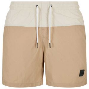 Image de Urban classics Short De Bain Block 2XL Union Beige / Soft Sea Grass