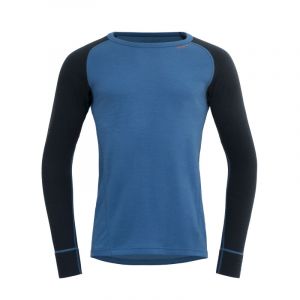 Devold Duo Active Merino 205 Shirt Man Blue/Ink L Sous-vêtements thermiques