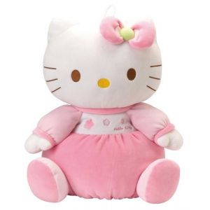 Image de Jemini 021739 - Peluche housse pyjama Hello Kitty 32 cm