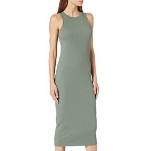 Vero Moda Robe midi en biologique Vert - Taille 40