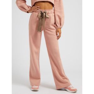 Guess Pantalon lien coulissant jambe large Rose - Couleur Rose - Taille M