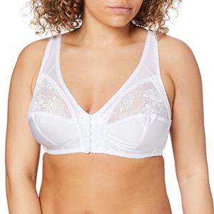 SASSA Soft-BH Vorderverschluß Soutien-Gorge de Tous Les Jours, Blanc (Weiß 00100), FR: 120D (Taille Fabricant: 105D) Femme