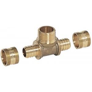 Altech A512003012 - T&eacute; PER &agrave; glissement sortie m&acirc;le 15x21-16 sachet d'1 pi&egrave;ce