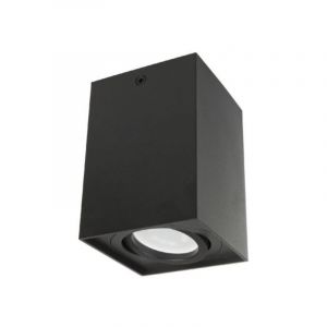 Image de Maclean Spot LED en saillie GU10 MCE426 B noir carré