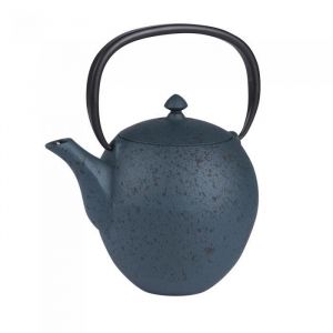 Table passion Th&eacute;i&egrave;re en fonte 1l avec filtre inox silicia bleue Bleu