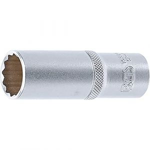 BGS Douille pour clé, douze pans, profonde 12,5 mm (1/2") 19 mm
