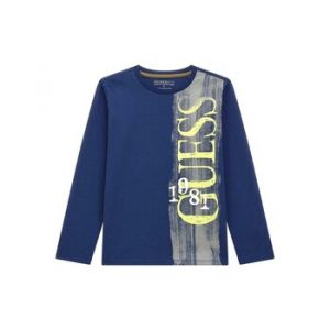 Guess T-shirt enfant LS T SHIRT Bleu - Taille 14 ans,16 ans
