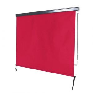 Image de Store vertical HWC F42, store vertical, store à rouleau, tissu protection UV 50 ~ 250x180cm, bordeaux rouge