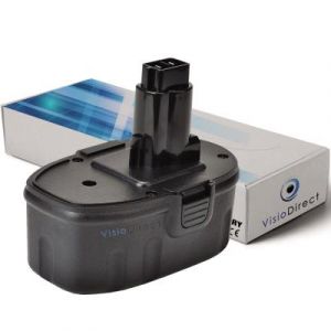 Visiodirect Batterie pour DEWALT DW989K2H perceuse visseuse a percussion 3000mAh 18V -